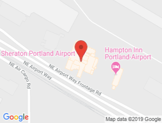 map of Sheraton Portland Airport Hotel