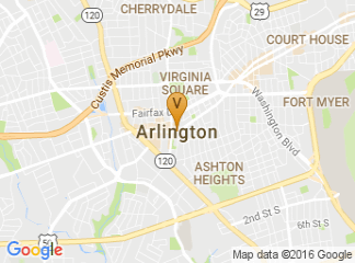 map of Renaissance Arlington Capital View Hotel