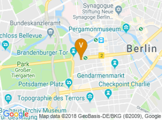 map of Hotel Adlon Kempinski Berlin