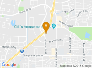 map of Holiday Inn Albuquerque-North I-25