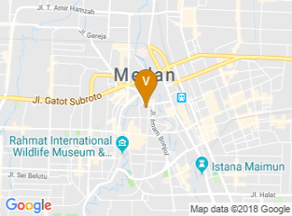 map of Santika Premiere Dyandra Hotel & Convention