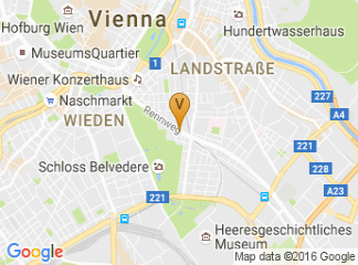 map of Hotel Savoyen Vienna