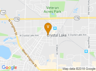 map of Downtown Crystal Lake
