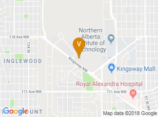 map of Alberta Aviation Museum