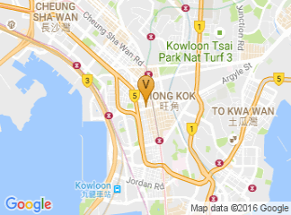 map of Hong Kong at Langham Place