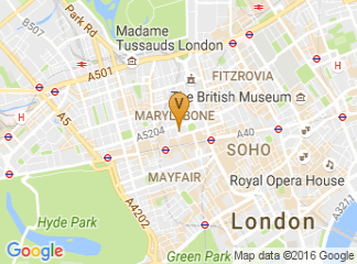map of Royal Society of Medicine