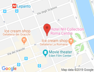 map of Hotel NH Roma Leonardo Da Vinci