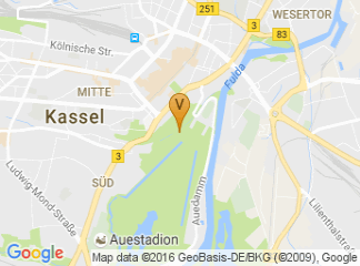 map of Karlsaue
