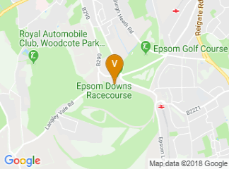 map of Epsom Downs Racecourse
