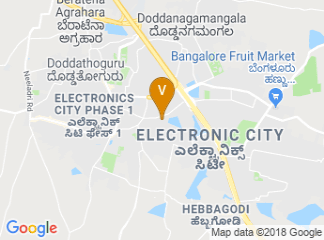map of Symbiosis Institute of Business Management Bengaluru
