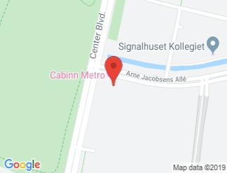 map of Cabinn Metro