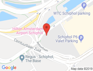 map of Hilton Amsterdam Airport Schiphol
