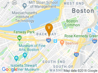 map of The Lenox Hotel