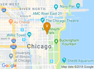 map of University Club of Chicago