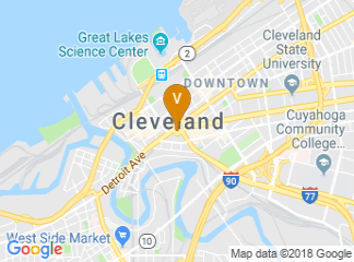 map of Hilton Akron/Fairlawn