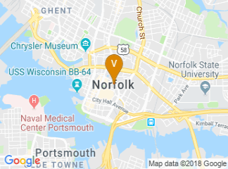 map of Hilton Norfolk The Main