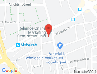 map of Mercure Grand Hotel Doha City Centre