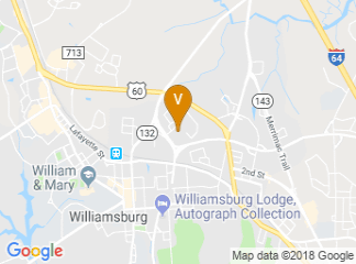 map of Colonial Williamsburg