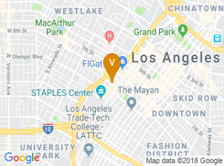 map of Hotel Indigo Los Angeles Downtown