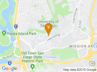map of University of San Diego