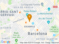 map of Alexandra Barcelona Hotel, Curio Collection by Hilton