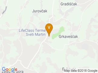 map of LifeClass Terme Sveti Martin
