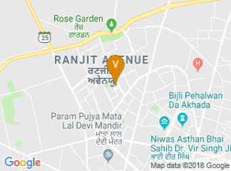 map of Holiday Inn Amritsar Ranjit Avenue