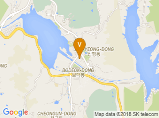 map of Gyeongju HwaBack Convention Center (Gyeongju HICO)