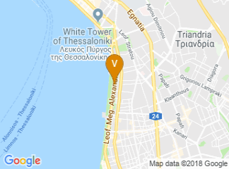 map of Makedonia Palace Hotel