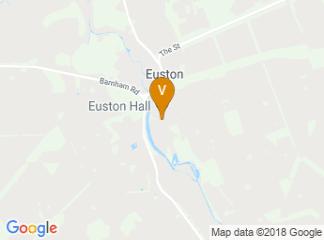 map of Euston Hall