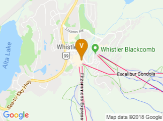 map of Pan Pacific Whistler Mountainside