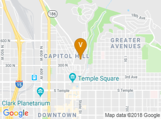 map of Utah State Capitol