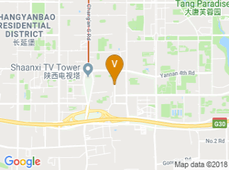 map of Xi'an Qujiang International Convention and Exhibition Center