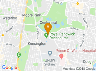map of Royal Randwick Racecourse