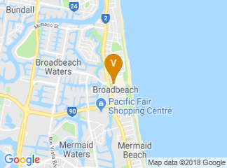 map of Sofitel Gold Coast Broadbeach