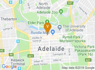 map of Stamford Plaza Adelaide