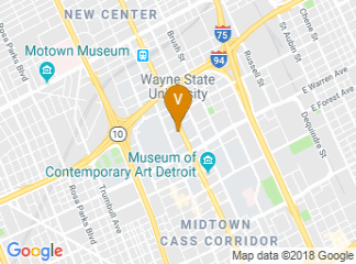 map of Wayne State University