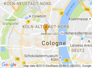map of Hyatt Regency Cologne