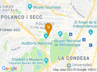 map of InterContinental Presidente Mexico City