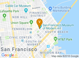 map of The St. Regis San Francisco