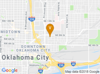 map of Embassy Suites Oklahoma City Downtown/Medical Center