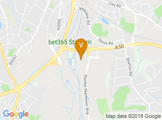 map of bet365 Stadium (Britannia Stadium)