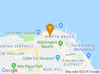 map of Hyatt Centric Fishermans Wharf San Francisco