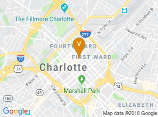 map of Holiday Inn Charlotte-Center City