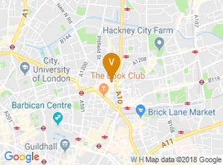 map of Courthouse Hotel - Shoreditch