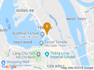 map of Pan Pacific Hanoi