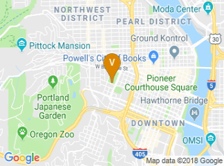 map of Multnomah Athletic Club