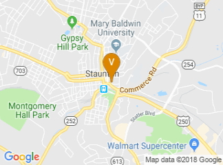 map of Stonewall Jackson Hotel