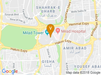 map of Milad Tower Fairground