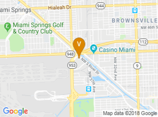 map of Embassy Suites by Hilton Miami International Airport